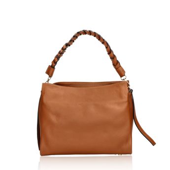 Robel women's leather bag - cognac brown