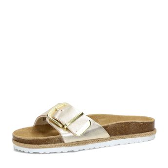 Piece of mind women's comfortable slippers - gold