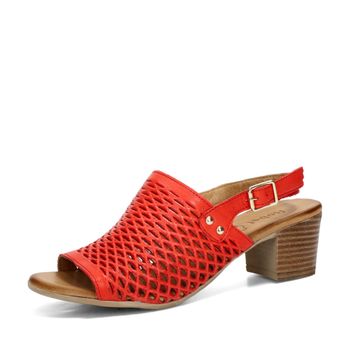 Robel women's leather sandals - red