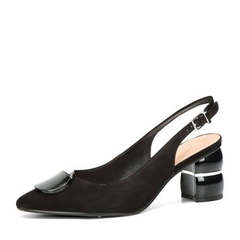Epica women's elegant heels slingback - black