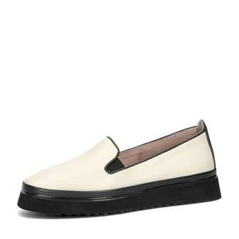 ETIMEĒ women's leather low shoes - white