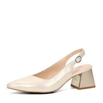 ETIMEĒ women's elegant heels slingback - gold