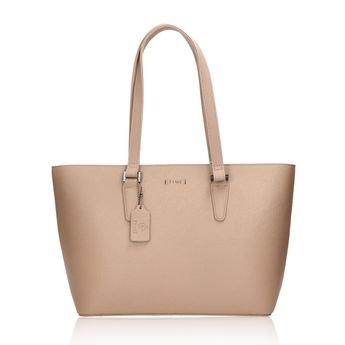ETIMEĒ women's leather bag - beige