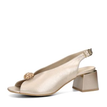 ETIMEĒ women&#039;s elegant sandals - gold