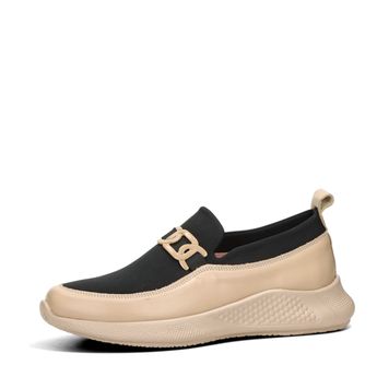 ETIMEĒ women's fashion low shoes - beige/black
