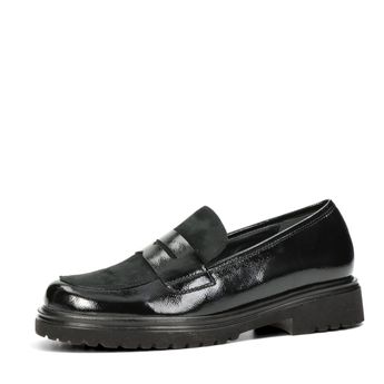 Gabor women's leather low shoes - black
