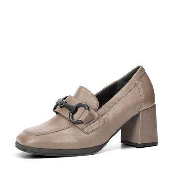 Gabor women's leather low shoes - brown