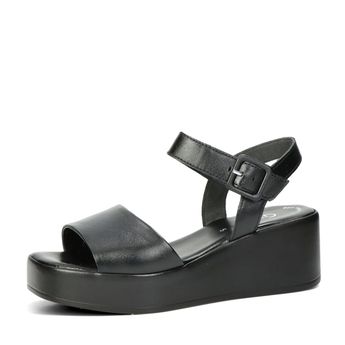 Gabor women's leather sandals - black