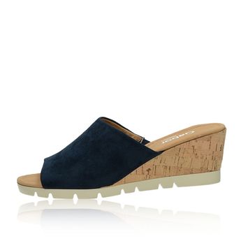 Gabor women´s stylish wedge heels flip flops - dark blue
