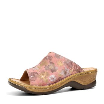 Josef Seibel women's leather slippers - pink