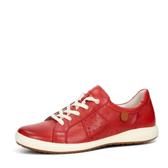 Josef Seibel women's leather low shoes - red