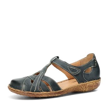 Josef Seibel women's leather sandals - dark blue