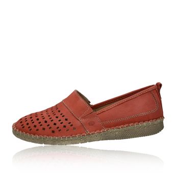Josef Seibel women´s nubuck perforated low shoes - red
