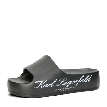 Karl Lagerfeld women's fashion slippers - black