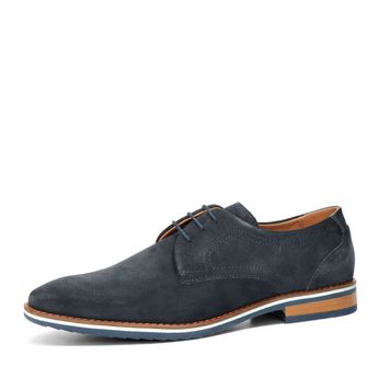 Klondike men's suede formal shoes - dark blue