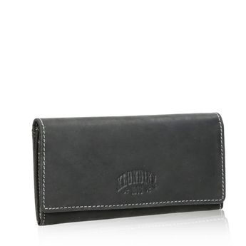 Klondike women's leather wallet - black