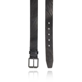 Lloyd men's leather belt - black