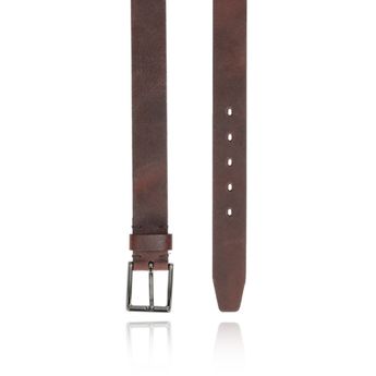 Lloyd men's leather belt - dark brown