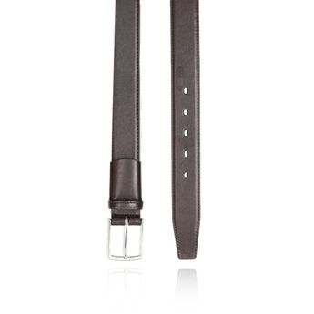 Lloyd men's leather belt - dark brown