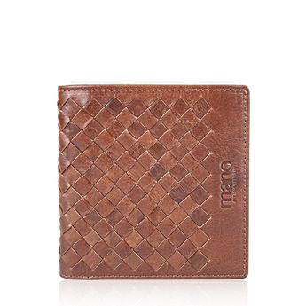Mano men´s elegant leather wallet - cognac brown