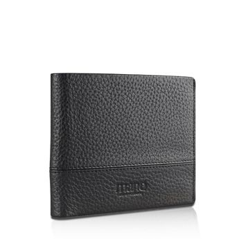 Mano men´s classic leather wallet - black
