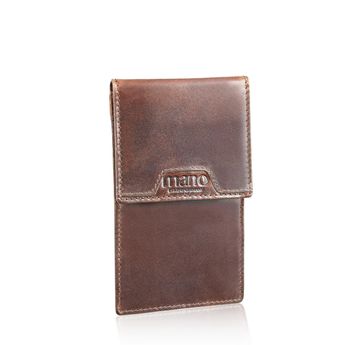 Mano men´s leather key purse - dark brown