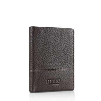 Mano men´s leather wallet for credit cards - dark brown