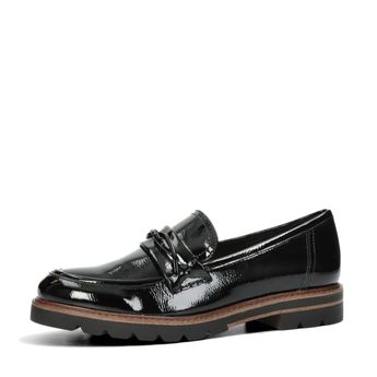 Marco Tozzi women's shiny low shoes - black