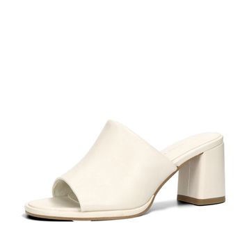 Marco Tozzi women's stylish slippers - white