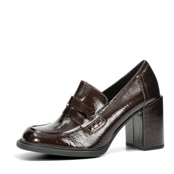 Marco Tozzi women's fashion low shoes - dark brown