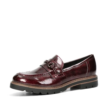 Marco Tozzi women&#039;s stylish low shoes - burgundy