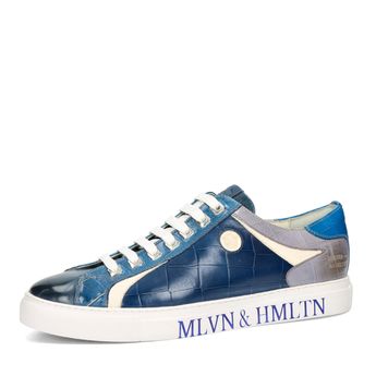 Melvin & Hamilton men's leather sneaker - blue