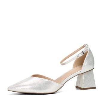 Menbur women's elegant heels strap - silver