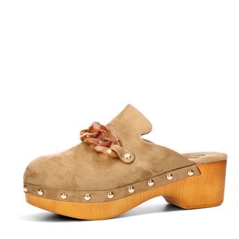 Mustang women's stylish slippers - brown