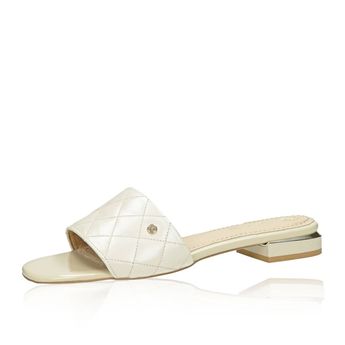 Olivia shoes women´s leather slippers - beige