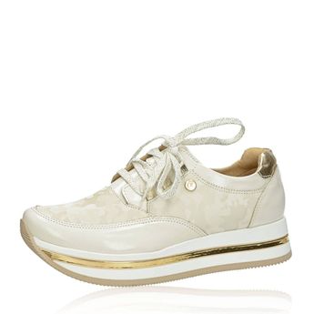 Olivia shoes women´s leather sneaker - beige