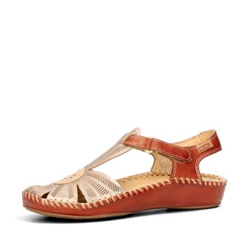 Pikolinos women's leather sandals - bronze