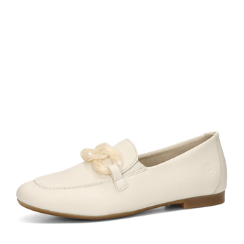 Remonte women's leather low shoes - beige