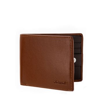 Richhoff men's leather wallet - cognac brown