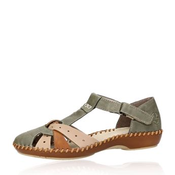 Rieker women's comfortable sandals - olive