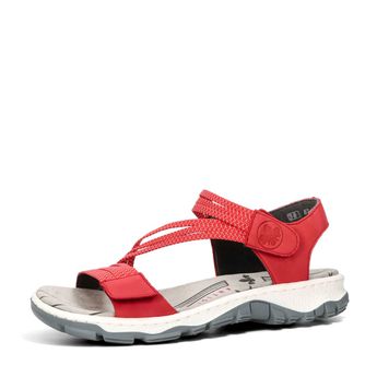 Rieker women's comfortable sandals - red