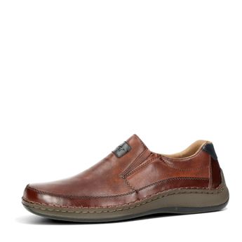 Rieker men's leather low shoes - brown