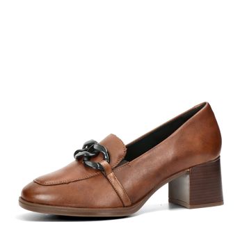 Remonte women's leather low shoes - brown
