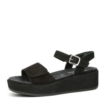 Remonte women's comfortable sandals - black