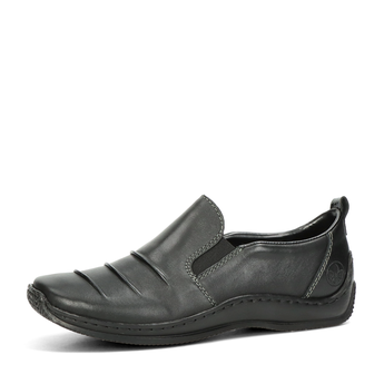 Rieker women's leather low shoes - black
