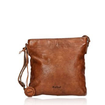 Robel women´s leather handbag - cognac brown