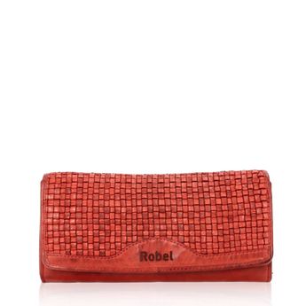 Robel women's leather wallet - red