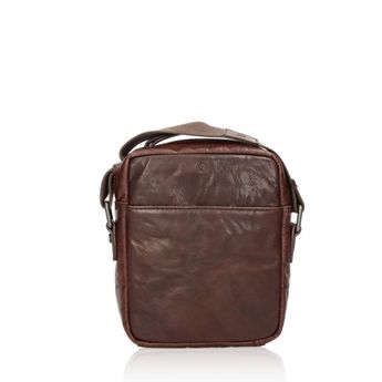 Robel men's leather handbag - dark brown