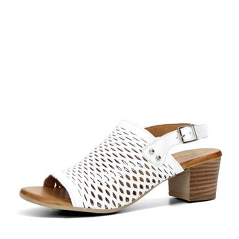 Robel women's leather sandals - white