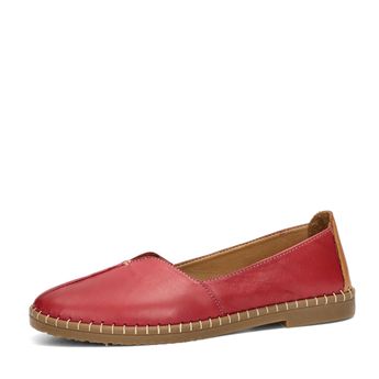 Robel women's leather low shoes - red